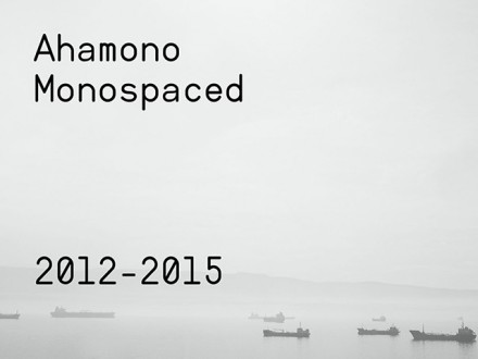 Ahamono Monospaced free font Freebiesbug