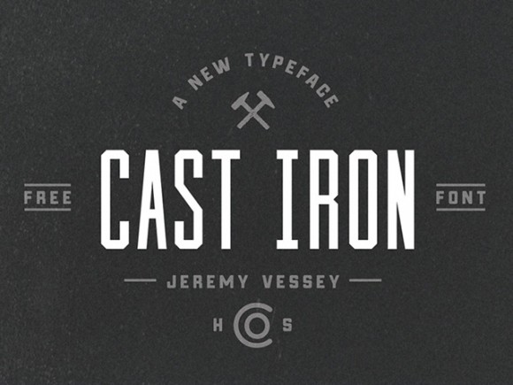 Cast Iron free font