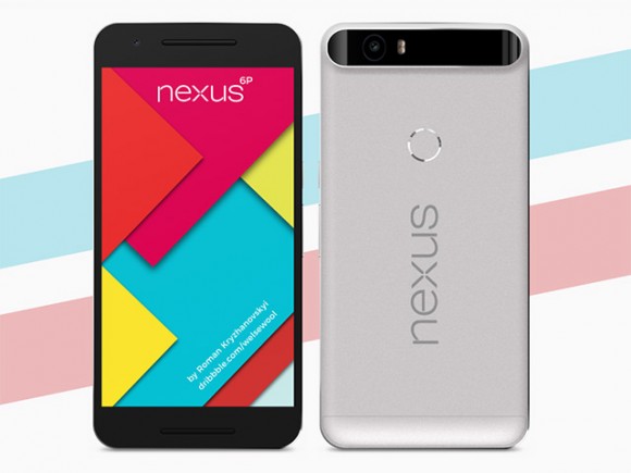 Nexus 6P mockup - Front/rear views