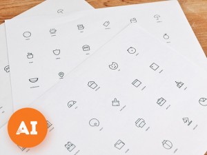 Random Stuff vol.3 – AI icons - Freebiesbug