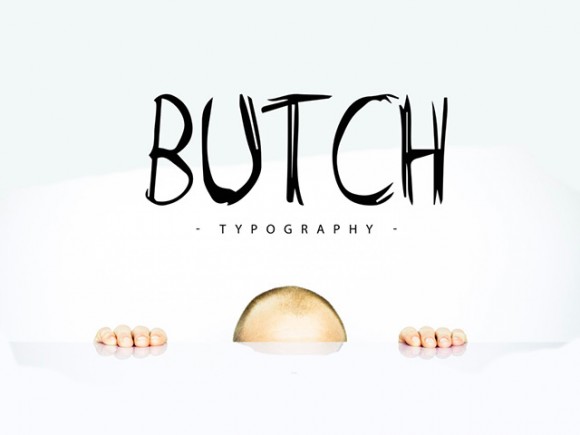 Butch - Free handwritten font