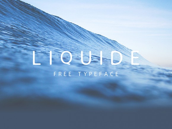 LIQUIDE free font