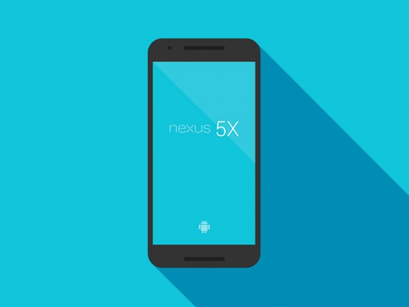 Nexus 5x PSD mockup