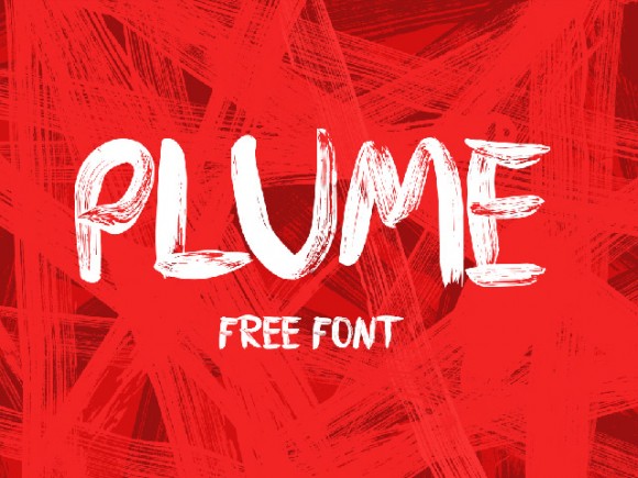 PLUME free font