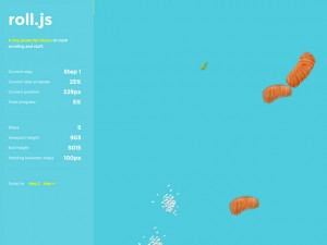 Roll.js - Scroll tracking with javascript - Freebiesbug