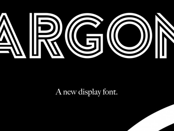 Argon free font