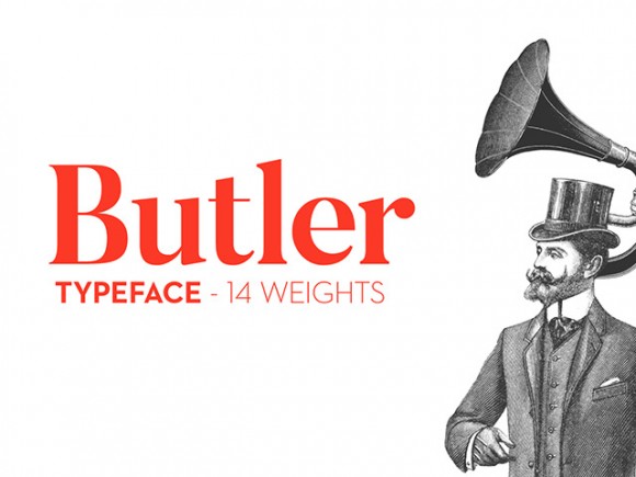 Butler free font