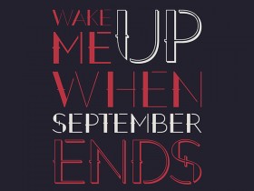 September free font