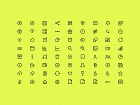 72 free icons in AI, Sketch, PSD and SVG formats