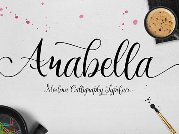Arabella: modern calligraphy font