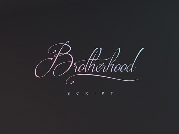Brotherhood Script: A free handwritten font