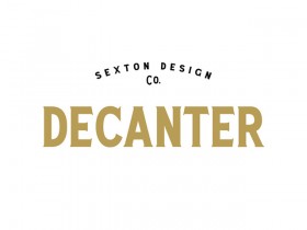 Decanter: A free all caps display serif font