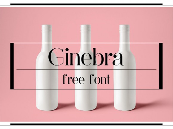 Ginebra: A fashion and elegant free font