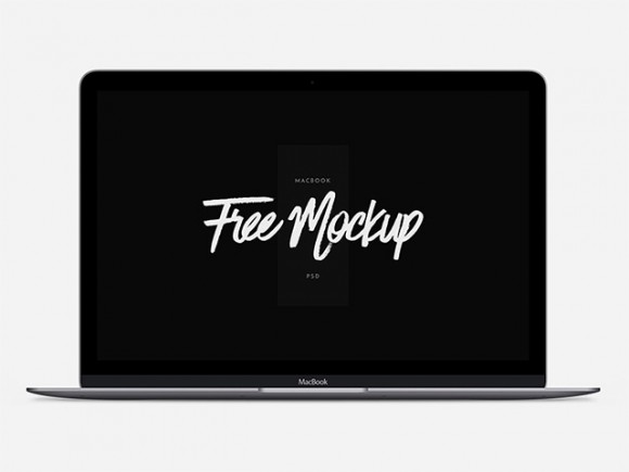 Macbook PSD mockup