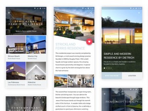 App UI kit for Sketch based on Material Design - Freebiesbug