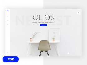 Olios: Free ecommerce PSD template