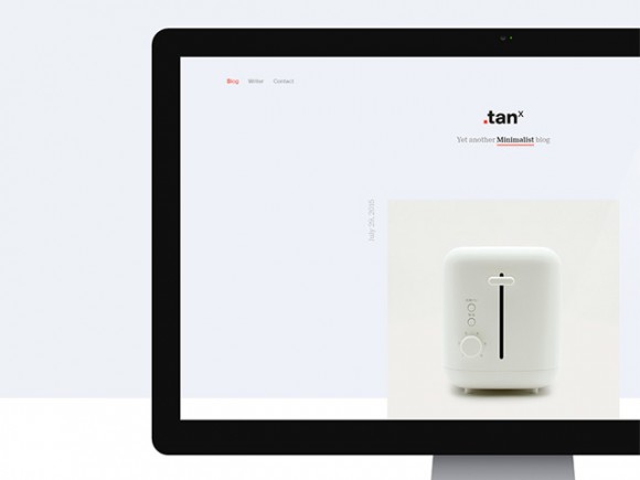 TANx: A free minimal WordPress theme