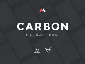 Carbon: Material UI kit for ecommerce apps