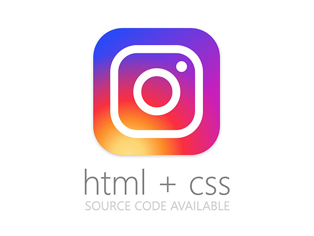 instagram logo html css code