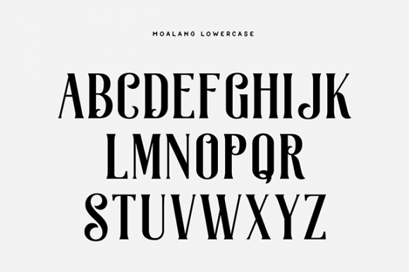 Moalang Free Font: Preview 03