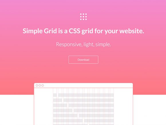 Simple Grid CSS framework