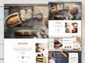 Bakery PSD website template