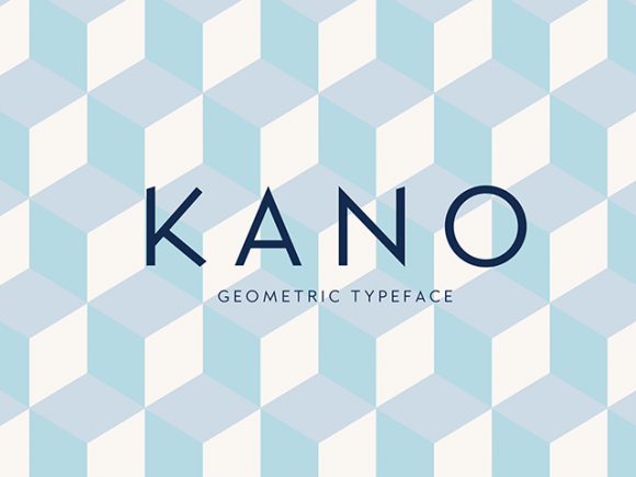 Kano: Free geometric font