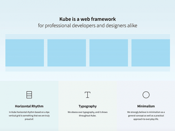 Kube: Web framework for developers and designers