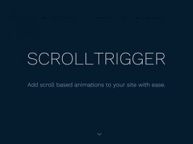 ScrollTrigger: A small library for scroll animations