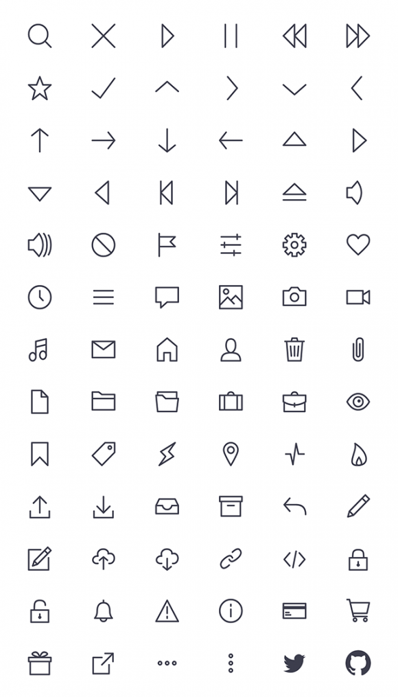 Bytesize icons preview