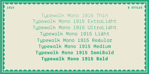Typewalk Mono 1915 - Preview 04