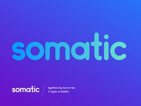 Somatic Rounded: A free font ideal for logotypes