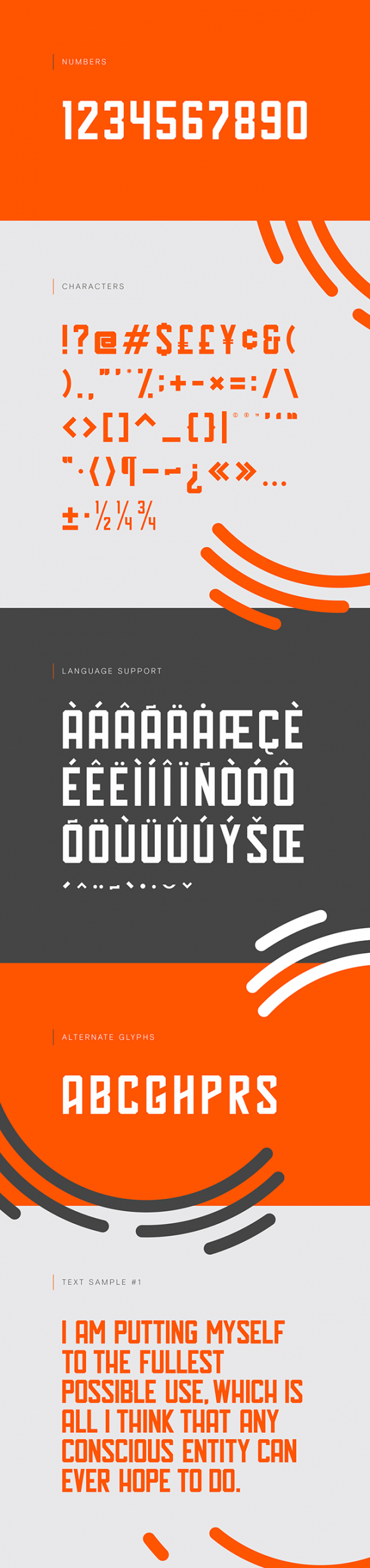 Hal typeface preview image