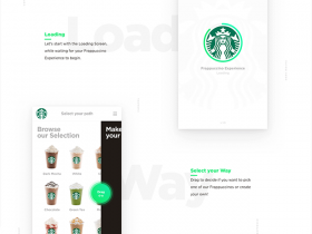 Starbucks: Sketch iOS app design concept