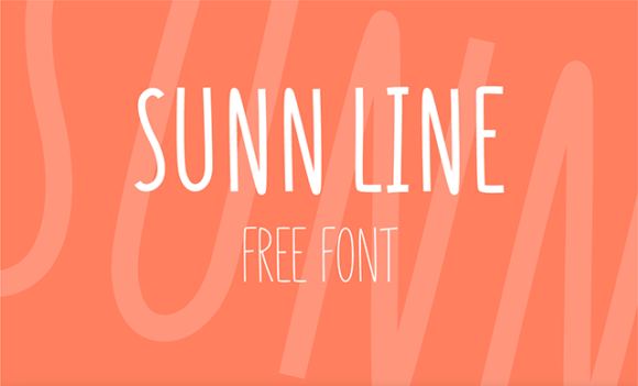 Sunn Line font Preview