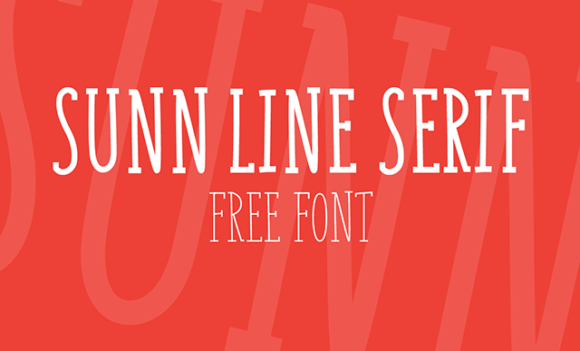 Sunn Line Serif font Preview