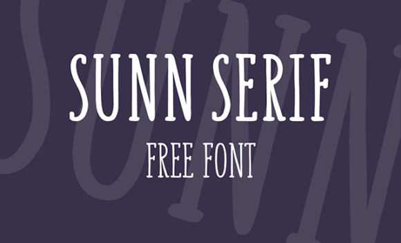 Sunn Serif font Preview