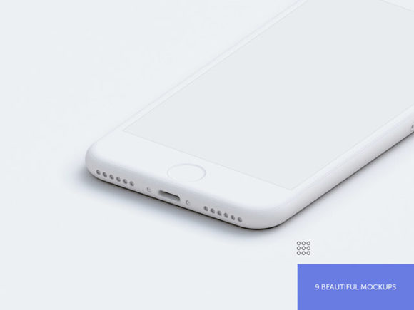 Preview image of 9 Free PSD Hi-Res iPhone mockups - 03