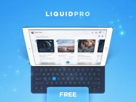 LiquidPro: A free UI kit for Photoshop