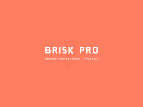 Brisk Pro: Free font