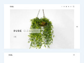 OAK HTML template - Preview image