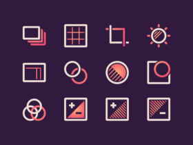 Free set of 12 photo icons for Sketch