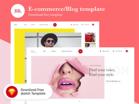 Br Sketch ecommerce template
