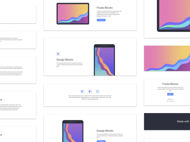 Design Blocks: 170+ HTML components