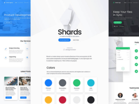 Shards: A modern UI toolkit based on Bootstrap 4