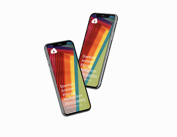 iPhone X mockup 4k - Preview 01