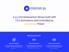 Micron.js: A JS library for creating CSS animations