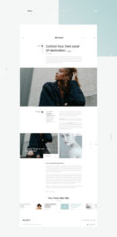 MI Talent: A website template for agencies - Freebiesbug