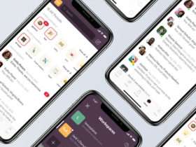 Slack iPhone UI redesign concept