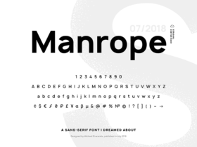 Manrope: A modern, geometric sans-serif typeface